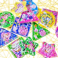 JKJK30 JKJK50 Pcs Fun Four Styles Small Track Bead Maze Toy Ideal Gift for Kids Birthday Party Baby Shower Christmas Carnival