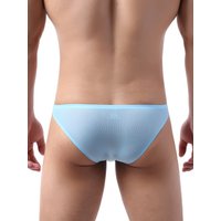 Mens Elastic Seamless Briefs Shorts Underwear Breathable Ice Silk Briefs Cueca U Pouch Soft Comfortable Underpants Male Panties