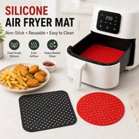 Reusable Silicone Air Fryer Mat Non Stick Baking Liner for Cooking Roasting Cake Baking Oil Tray Protection Kitchen Accessories
