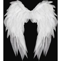 Realistic Black White Organza Angel Wings Cosplay Accessories Holiday Party Masquerade Decor