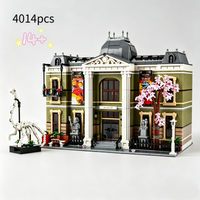 In Stock 4014pcs Architectural Street View Model Puzzle Natural History Museum Building Block Bricks For Birthday Festival Gifts image 4