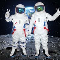 Space Astronaut Cosplay Mascot Costume Child Boy and Girls Birthday Gift Adult Fancy Dress Party Wedding Advertising Shows Props