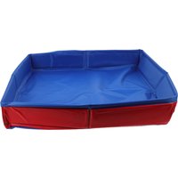 Foldable Indoor Sandbox 's Sand Pit Square Box 19.65x3.34 Portable Sand Tray for Learning Beach Holiday Activities