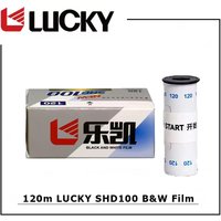 1-3ROlls New LUCKY SHD100 120 ISO 100 Black And White Film Exposure 1-10 Rolls For Kodak Fujifilm Film Camera