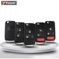YIQIXIN Remote Car Key Case Shell For Mercedes Benz SLK E113 A C E S W168 W202 W203 W124 B200 A160 ML SL AMG S500 HU39/64 Blade