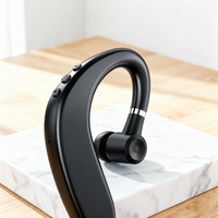 New Wireless Bluetooth Earphones Single Ear Hook Business Stereo Headphones Headset Handsfree Sports Earbud With Microphone