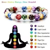 7 Chakra Healing Crystal Bracelet - Enhances Balance & Energy - Perfect for Yoga, Meditation, and Daily Wear - Ideal Gift for We