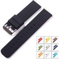 Silicone Strap Quick Release Watch Strap 18mm 20mm 22mm 24mm Waterproof Soft Rubber Smart Watch Band Wrist Bracelet Belts