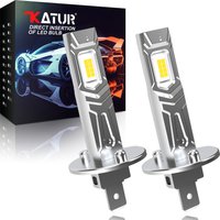 2 Stücke Canbus LED Glühbirne H1 LED Scheinwerfer Mini Größe Design Drahtlose Lüfterlos Für Auto LED Lampe CSP Chips 16000LM Weiß