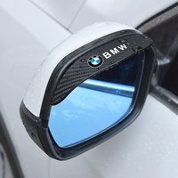 Carbon Fiber Car Rear View Mirror Rain Eyebrow Shield Sun Visor For BMW X1 X3 X5 X6 1 2 3 5 7 Series F15 F16 F20 F22 F30 F32 G30