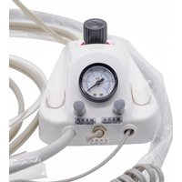 1 set Dental Turbine Unit Work with Air Compressor 3 Way Syringe 2/4 Holes Teeth Whitening Dentistry Equipment Plastic Shell