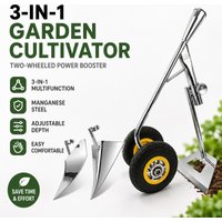 3 in 1 Hoe MultiPurpose Farming Tool For Garden Adults Agriculture Hand Tool/ For Soil Loosening Digging/Universal For Farmers