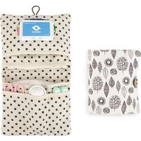 Diaper Organizer Bag with Zipper Closure - Portable diaper case, Spacious Interior for Disposable/Pull-On Diapers Lightweight