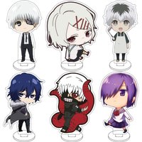 10CM Anime Tokyo Ghoul Cos Juzo Suzuya Kirishima Ayato Kaneki Ken Yonebayashi Saiko Figure Acrylic Stand Cute Ornaments Gifts