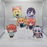 Miss Kobayashi's Dragon Maid Desk Decor, Kobayashi Kanna Kamui Anime Standee Keyring, Tohru Collection Accessories Acrylic Doll