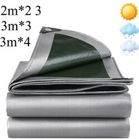 Tarpaulin 2m*2 2*3 3*3 3×4m Waterproof Rain Cover Uv Block Durable Tarp Sun Shade Sail Sun Shade Garden Camping Backyard Patio