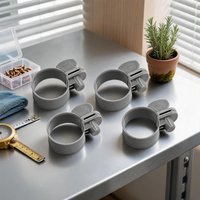Tube Clamp 4 Pieces Pump Pipe Connector Clips Filter Pump Connector Clips for Home Backyard Patio Outdoor Garden Industry