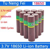 Tu Neng Fei 100% New HG2 18650 3000mAh Rechargeable battery 18650HG2 3.7VLithium Rechargeable Battery Power batteries