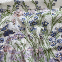 Jacquard Fabric Breathable Spring Summer Dress Apparel Sewing Fabric Wholesale Cloth Diy Polyester Material 150x145cm
