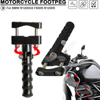 Motorcycle Footrests Highway Rotatable Folding Foot Pegs 22-28mm For BMW R1200GS ADV R1250GS LC F800R/S R1200R GSA S1000XR F900R