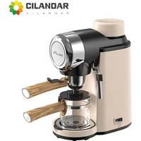 New 2026 Italian coffee maker household small semi-automatic office extraction and foam integrated machine brewing coffee pot