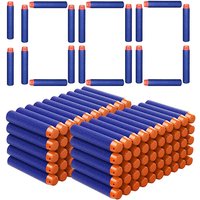 1000-50pcs Fléchettes bleues à un trou, munitions en mousse de rechange pour pistolets Nerf N-Strike Elite, accessoires de pistolet de 7,2 cm