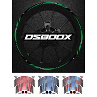 For VOGE DS800X 800 DSX DS800 Rally 21'' 18'' Reflective Motorcycle Wheel Hub Stickers Moto Rim Strip Vinyl Accessories Decals