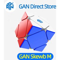 GAN Skewb Magnetic Speed Cube M Stickerless skewb gan Speedcube 32 Magnets Enhanced Version Professional magic cube Puzzle Toys