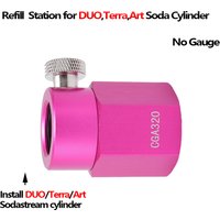 CO2 Quick Adapter ,Soda Maker Valve Refill Accessories for Quick Connecting Universal CO2 Cylinder with TR21-4 Male Thread