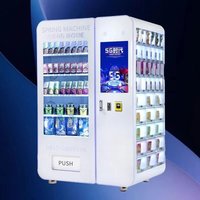 Customized High Quality New Arrival Smart Combo Machine for Hotels with Multi Language Support Snack Vending Machine Business