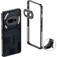 Metal Frame Bumper Phone Case For Nothing Phone 3 3A Pro Aviation Aluminum Alloy Armor Hollow Heat Dissipation Shockproof Cover