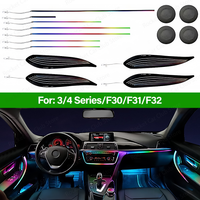 For BMW 3/4 Series 3GT F30 F31 F32 F34 Car LED Ambient Light App Control 256 Colour Symphony Atmosphere Lamp illuminated Strip
