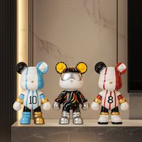 Cute Bear Ceramic Coin Bank Animal Money Box Sculpture Home Office Decoration Unique Football Enthusiasts Gift