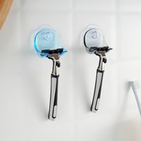 1pc Shaver Toothbrush Holder Bathroom Wall Sucker Suction Cup Hook Razor Washroom Holder Rack Bathroom Decoration Accessories