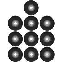 10Pcs Pinch Roller for Audio Recorder Radio Tape Machine Cassette Tape Player Repair Drive Pulley Bearing Wheel Sturdy Breaking