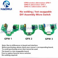 PCB Board Key Button Board For Logitech GPW GPX Welding Free G Pro Wireless GPRO X Mouse Hot-swap Micro-motion Motherboard