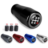 Gear Shift Knob Head 7cm Stylish Aluminum Shifter Lever Gear Shifter Head Universal 5 Speed Manual Transmission Short Throw