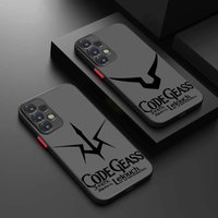 Anime CODE GEASS Logo For Samsung Galaxy S25 S24 S23 S22 S21 S26 Edge Ultra Lite FE Plus 5G UW Phone Case Cover