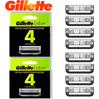 For Gillette Labs Razor blade 4/8 Pcs For Gillette Labs Heated Razor blades Gillette labs series shaver head 5-layer razor blade