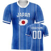 Custom Japan Soccer Jersey for Women Men Personalized Printed Name & Number Football Shirt National Team Football Tops for Fan