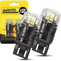 AUXITO 2Pcs T20 7443 W21W Led Bulbs Canbus 7440 W21/5W Car Backup Parking Position Light DRL Daytime Running Lamp 6500K 12V
