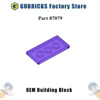 10PCS 87079 Bricks Bulk Tile 2x4 Part Building Blocks Assembles MOC DIY Wall Construction Set Pixel Art Mosaic Block Photo Frame