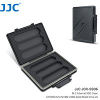 6 Slots M.2 2280/2260/2240 M.2 SSD Holder Storage, M.2 Drive Storage NVMe M.2 2280 SSD Card Case Water-Resistant and Shockproof