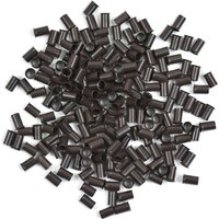 1000Pcs 3.4mm Microchip Hair Extensions Copper Tube Rings Hair Extensions Rings Euro Lock Flared for I-tip Hair Extensions