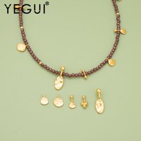 YEGUI, 10 pièces/lot, MI67, accessoires de bijoux étanches, acier inoxydable 316L, breloques, composants pour la fabrication de bijoux, pendentifs DIY
