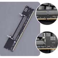 Laptop SO DDR5 RAM To Desktop DDR5 U-DIMM Adapter Memory Tester Converter DDR5 SO-DIMM to PC Desktop DIMM Card RAM Memory Module