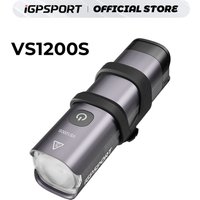 iGPSPORT VS1200S Bike Front Light Smart MTB Road Bike Lamp Headlight Cycling Flashlight Lantern Bike Accessories