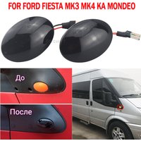 2PCS For Ford Tourneo Transit MK6 MK7 2000-2014 For Ford Transit 1995-2000 Side Marker Lights Turn Signal Lights LED Indicator