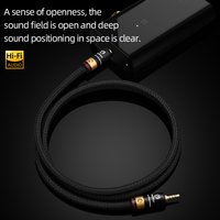 ERUMPENT HiFi 2.5mm Male Balanced AUX Audio Cable 6N OCC Core Gold Plated Plug Interconnect DAC Audio Cord for Mixer Headphone