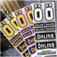 AliExpress NONE Multicolor Shock Absorber Stickers, Waterproof Vinyl Decals for Bike & Motorcycle